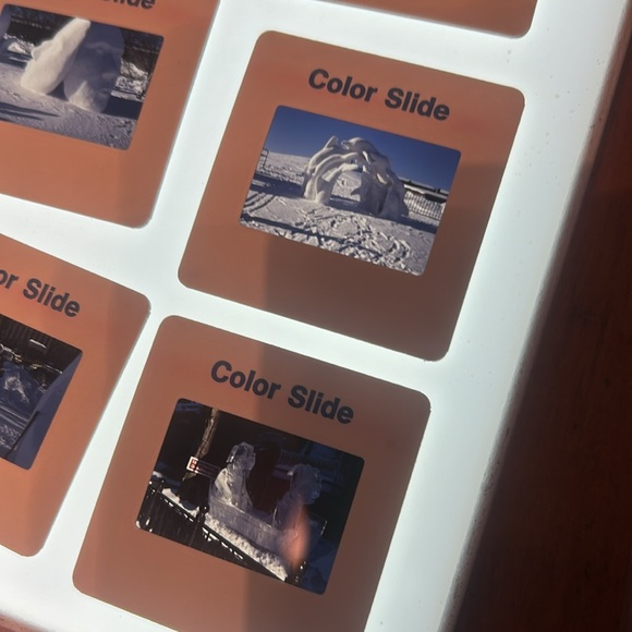 Photographic slides from Quebec Canada Snow sculptures mainly 1995 - Picture 13 of 14